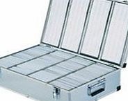 Media Aluminium CD or DVD Storage Box with sleeves holds upto 1000 disks