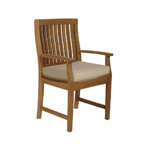 neptune Boxed Carver Cushion - Natural