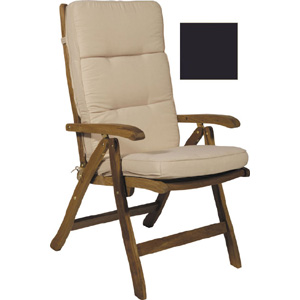 neptune Boxed Recliner Cushion - Charcoal