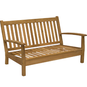 neptune Hampton Teak 2-Seater Sofa