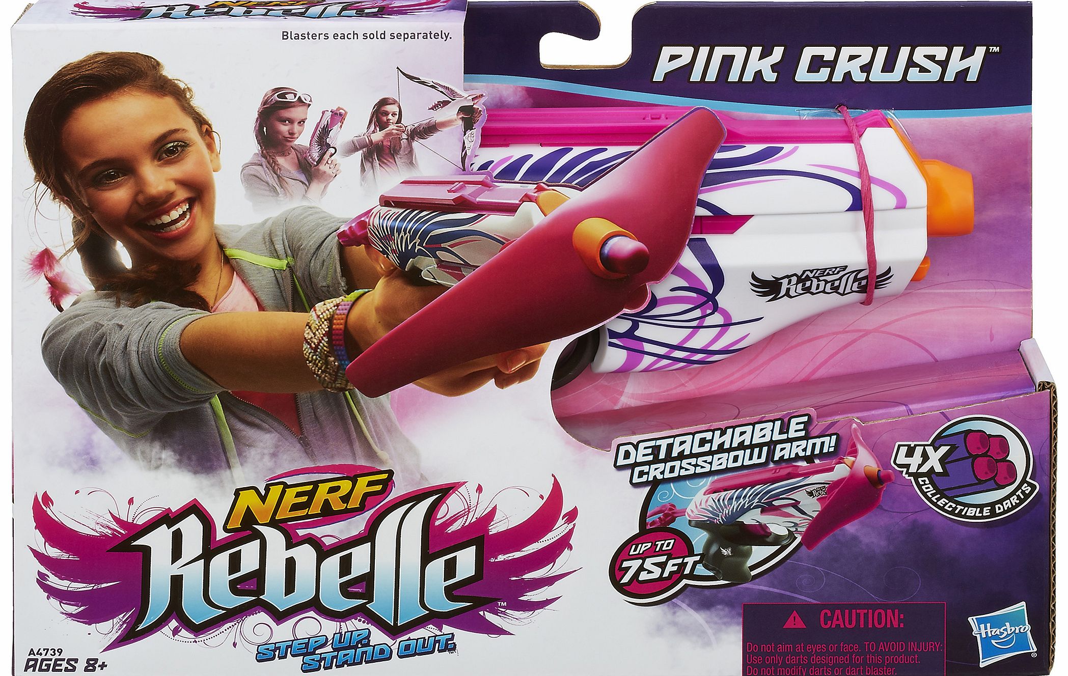 Nerf Rebelle Pink Crush Blaster