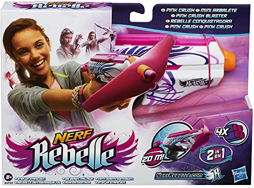 NERF Rebelle Pink Crush Blaster A4739