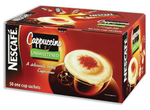 Cappucino Instant Coffee Sachets One Cup