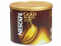 Nescafe Gold Blend coffee granules, 500g tin, EACH
