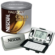 Nescafe Half Caff Gold Blend   FREE Pedometer