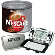 Nescafe Half Caff Original   FREE Pedometer