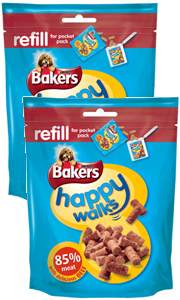 Nestle Purina Bakers Happy Walks Refil Pack 120g