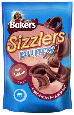 Nestle Purina Bakers Puppy Sizzlers Dog Treats 85g