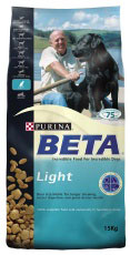 Nestle Purina Beta Adult Light Dual Kibble 15kg