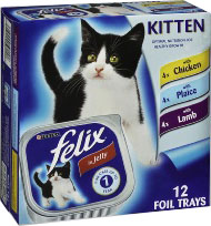 Felix Foil Kitten 12 x 100g
