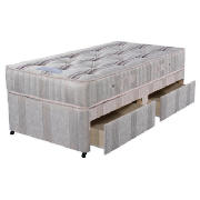 Nestledown Deep Ortho Single Divan 2 Drawer Dian