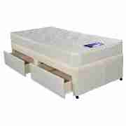 Nestledown Multiquilt Single 2 Drawer Divan Set