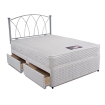 nestledown Visco 1000 Double 4 Drawer Divan