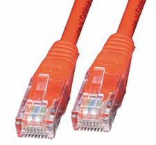 network Cable - CAT6  UTP  Red  0.3m