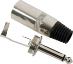 Neutrik 6.35mm Mono Large Cable Entry Plug ( HQ 6.35mm