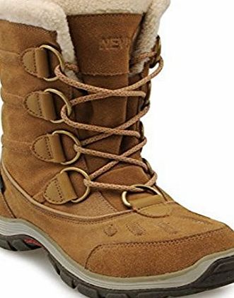 Nevica Womens Tremblant Boot Ladies Winter Shoes Lace Up Breathable Waterproof Tan 6