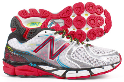 New Balance 1260V3 2E Mens Running Shoes Silver/Red