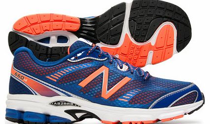 New Balance 660 V4 Mens Running Shoes Blue/Orange