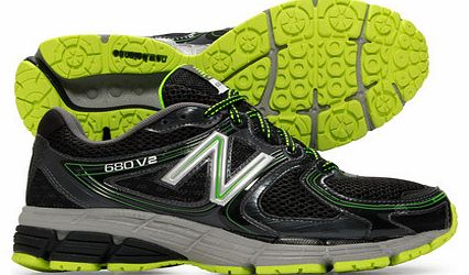 New Balance 680 V2 Mens Running Shoes Black/Yellow