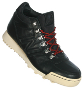 710 Black Leather Walking Boots