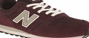 New Balance Burgundy 373 Trainers