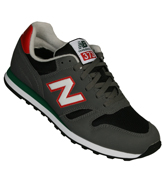 New Balance Charcoal, Red and Grey Classic