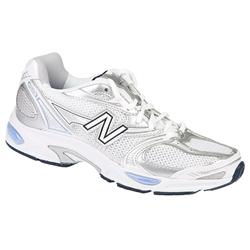 Female 562 Standard Width Running Shoe Textile/Other Upper Textile Lining in White-Silver-Blue