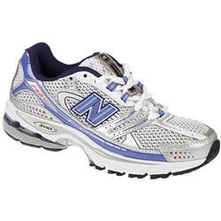 Female New Balance 758 Running Shoe Standard Width Leather/Textile Upper Textile Lining Comfort Walking in Silver