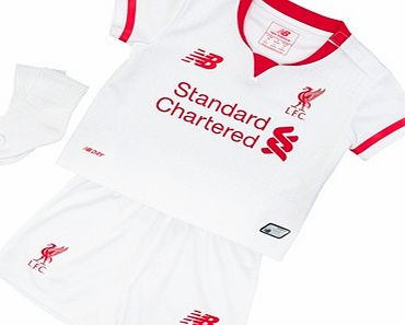 New Balance Liverpool Away Baby Kit 2015/16 White WSTB502