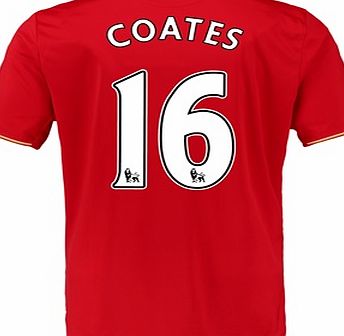 New Balance Liverpool Home Shirt 2015/16 Red with Coates 16