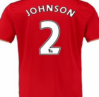 New Balance Liverpool Home Shirt 2015/16 Red with Johnson 2