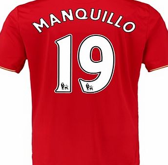 New Balance Liverpool Home Shirt 2015/16 Red with Manquillo