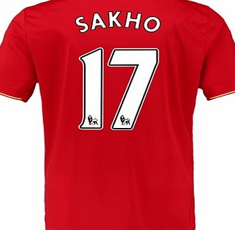 New Balance Liverpool Home Shirt 2015/16 Red with Sakho 17