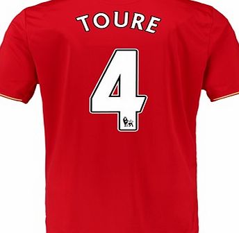 New Balance Liverpool Home Shirt 2015/16 Red with Toure 4