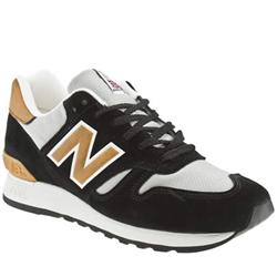 New Balance Male 670 Suede Upper ?40 plus in Black and Silver