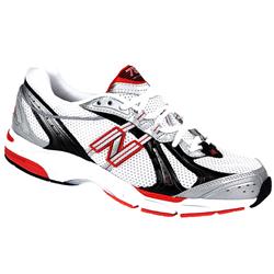 New Balance Male 737 Running Shoe Textile/Other Upper Textile Lining in White- Black- Red