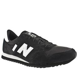 New Balance Male New Balance 400 Vintage Lo Suede Upper Fashion Trainers in Black