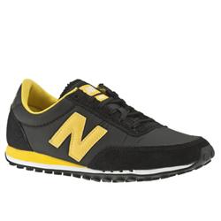 Male New Balance 410 Fabric Upper Fashion Trainers in Black