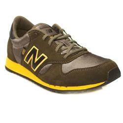 New Balance Male New Balance Vintage Runner Manmade Upper Fashion Trainers in Green