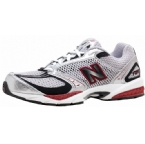 New Balance Mens 720 Stability Running Shoe Silver/Red
