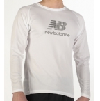 New Balance Mens Long Sleeve T-Shirt White