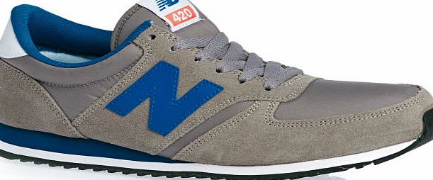 New Balance Mens New Balance U420 Shoes - Grey/orange