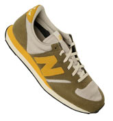 N455 Green and Yellow Trainer Shoes