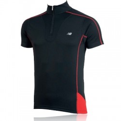 New Balance Short Sleeve Half Zip T-Shirt NEW639