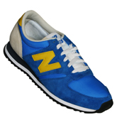 New Balance U420 Blue, Yellow and Navy Trainers
