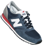 U420 Navy, White and Grey Trainers