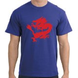 New Branded Dragon T-Shirt, Navy, M
