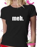 New Branded Meh Ladies Geek T-shirt,M