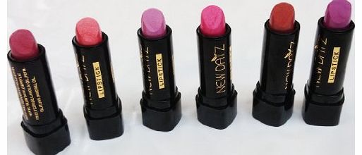 New Dayz 6 Pack New Dayz Dark Lipsticks,Light Lipstics BROWN DUSKY PINK ROSE PINK DARKEST RED (Light)