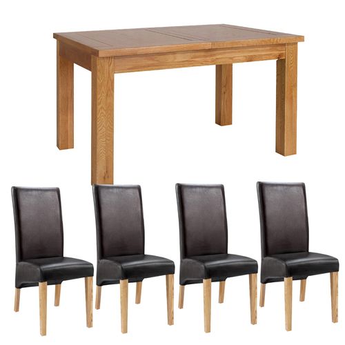 New Devon Oak Furniture New Devon Oak Small Dining Set